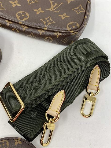 louis vuitton multi pochette khaki strap|authentic louis vuitton strap.